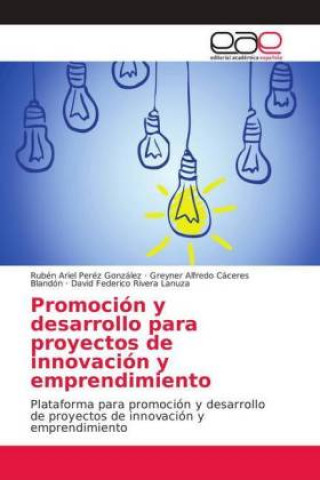 Kniha Promocion y desarrollo para proyectos de innovacion y emprendimiento Rubén Ariel Peréz González