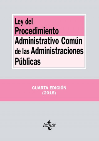 Könyv LEY DEL PROCEDIMIENTO ADMINISTRATIVO COMÚN DE LAS ADMINISTRACIONES PÚBLICAS 
