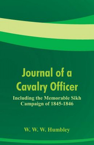 Carte Journal of a Cavalry Officer W. W. W. HUMBLEY