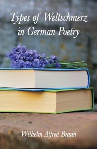 Könyv Types of Weltschmerz in German Poetry Wilhelm Alfred Braun