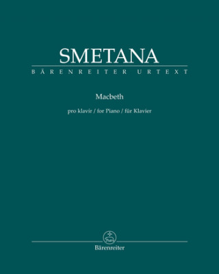 Kniha Macbeth pro klavír Bedřich Smetana
