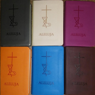 Kniha Aleluja ( béžová, cyklamenová, hnedá, modrá, oranžová, sivá ) 