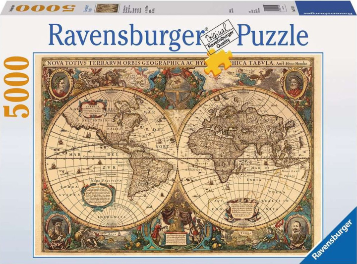 Gra/Zabawka Puzzle Mapa świata 5000 