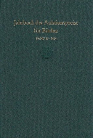 Książka Jahrbuch der Auktionspreise für Bücher, Handschriften und Autographen (Buch) 