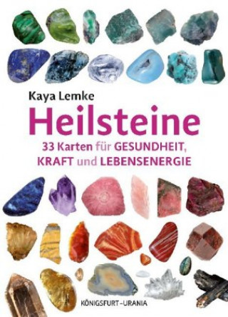 Book Heilsteine, m. 33 Karten Kaya Lemke