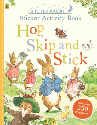 Carte Peter Rabbit Hop, Skip, Stick Sticker Activity Beatrix Potter