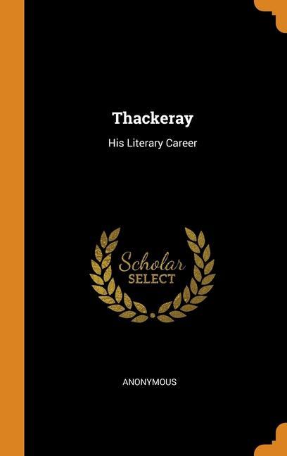 Kniha Thackeray ANONYMOUS