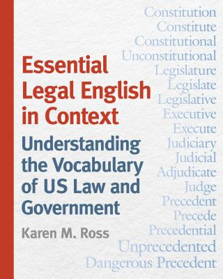 Kniha Essential Legal English in Context Karen Ross