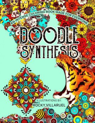 Könyv Doodle Synthesis: An intense coloring book made for everyone by Rocky Viilaruel Rocky Villaruel