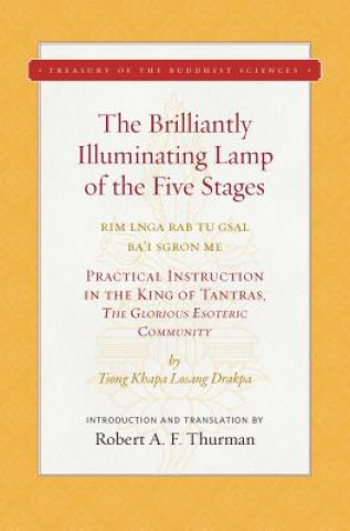 Kniha Brilliantly Illuminating Lamp of the Five Stages Tsong Khapa