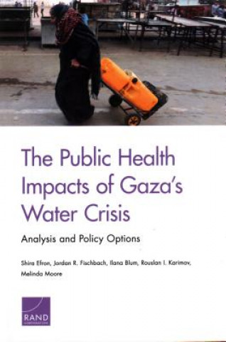 Kniha Public Health Impacts of Gaza's Water Crisis Shira Efron