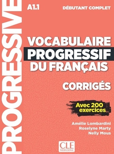 Carte Vocabulaire progressif du francais - Nouvelle edition Lombardini Amelie