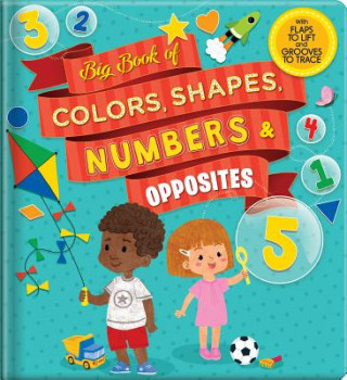 Kniha Big Book of Colors, Shapes, Numbers & Opposites: With Flaps to Lift and Grooves to Trace Anne Paradis