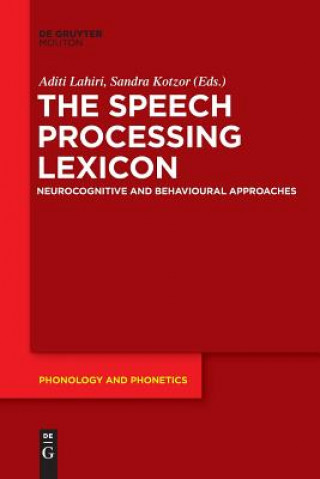 Kniha Speech Processing Lexicon Sandra Kotzor