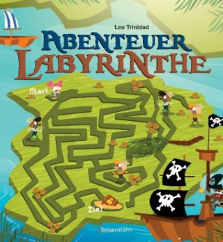 Kniha Abenteuer-Labyrinthe. Bunt und spannend. Leo Trinidad