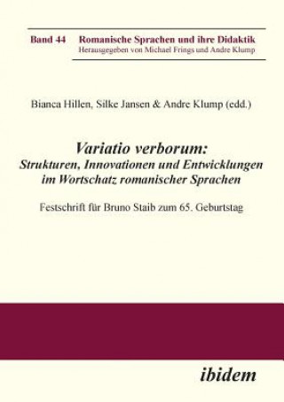 Book Variatio verborum Bianca Hillen