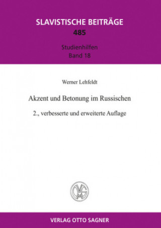 Książka Akzent und Betonung im Russischen Werner Lehfeldt