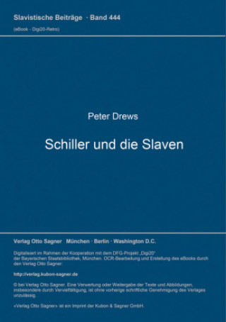 Carte Schiller und die Slaven Peter Drews