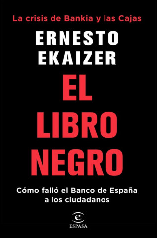 Könyv EL LIBRO NEGRO ERNESTO EKAIZER