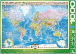 Hra/Hračka Map of the World (Puzzle) Eurographics