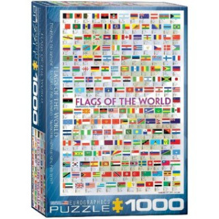 Játék Flags of the World (Puzzle) Eurographics