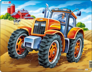 Hra/Hračka PUZZLE MAXI - Americký traktor/37 dílků 