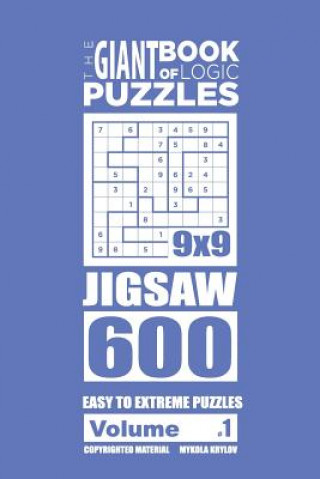 Kniha Giant Book of Logic Puzzles - Jigsaw 600 Easy to Extreme Puzzles (Volume 1) Mykola Krylov