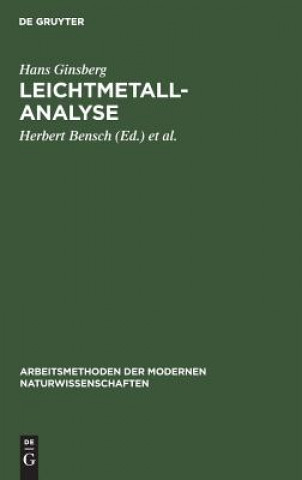 Book Leichtmetallanalyse Hans Ginsberg