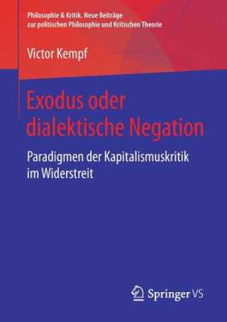 Könyv Exodus Oder Dialektische Negation Victor Kempf