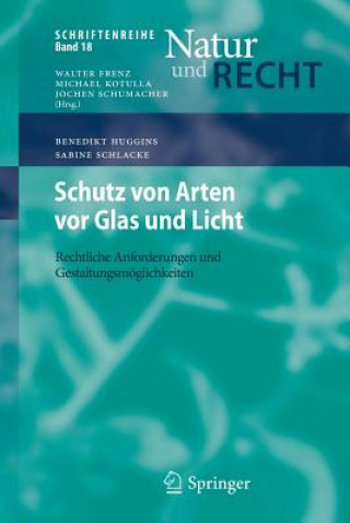 Książka Schutz Von Arten VOR Glas Und Licht Benedikt Huggins