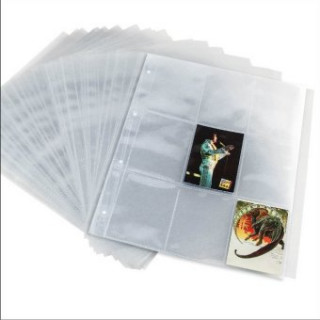 Joc / Jucărie Trading Cards- Einsteckblätter PP, transparent 
