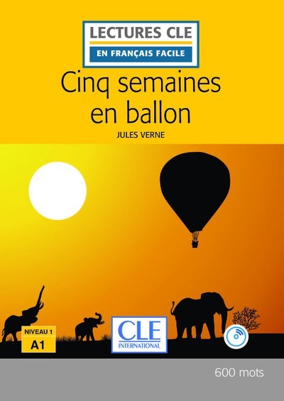 Könyv Cinq semaines en ballon - Livre + CD MP3 Jules Verne