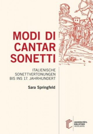 Knjiga Modi di cantar sonetti Sara Springfeld