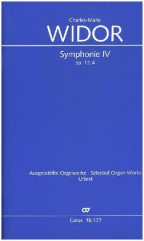 Tiskovina Symphonie pour Orgue No. IV, Partitur Charles-Marie Widor