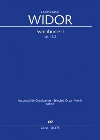 Tlačovina Symphonie No. II pour Orgue, Partitur Charles-Marie Widor