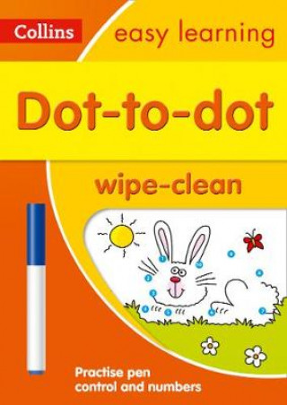 Carte Dot-to-Dot Age 3-5 Wipe Clean Activity Book Collins Easy Learning