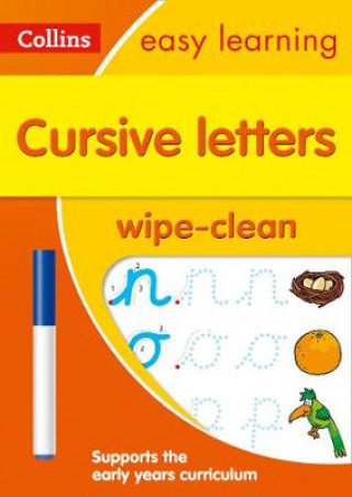 Book Cursive Letters Age 3-5 Wipe Clean Activity Book Collins Easy Learning