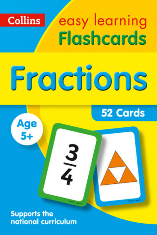 Tiskovina Fractions Flashcards Collins Easy Learning