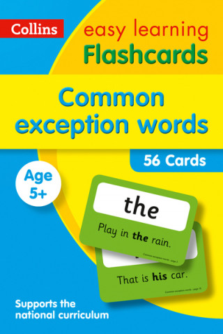 Materiale tipărite Common Exception Words Flashcards Collins Easy Learning