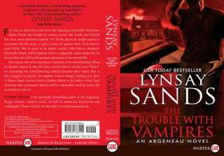 Carte Trouble With Vampires [Large Print] Lynsay Sands