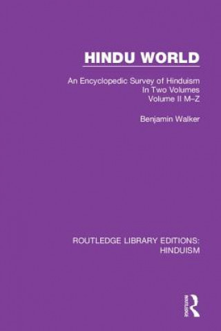 Könyv Hindu World Benjamin Walker