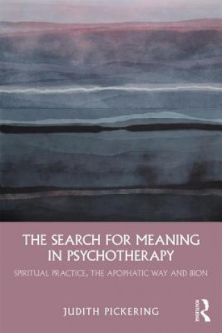 Kniha Search for Meaning in Psychotherapy Judith Pickering