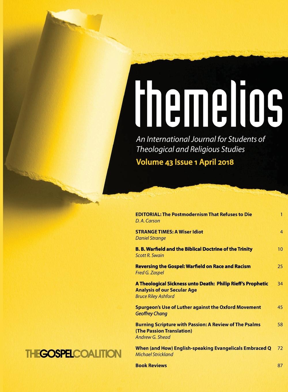 Kniha Themelios, Volume 43, Issue 1 D A Carson