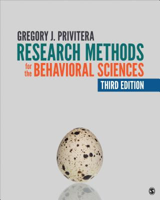Book Research Methods for the Behavioral Sciences Gregory J Privitera
