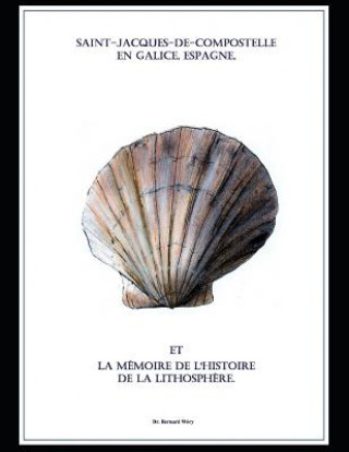 Carte Saint-Jacques-de-Compostelle en Galice, Espagne et la mémoire de l'histoire de la lithosph?re. W