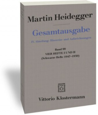 Könyv VIER HEFTE I UND II Martin Heidegger