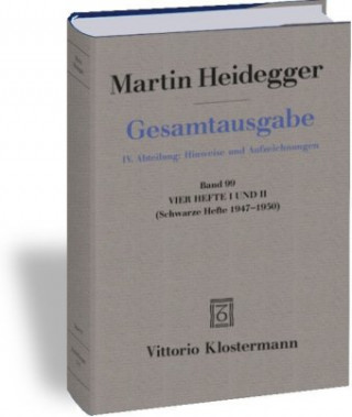 Book Vier Hefte I und II Martin Heidegger