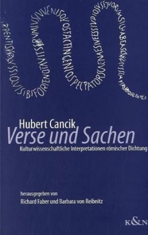 Kniha Verse und Sachen Hubert Cancik