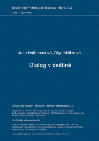 Kniha Dialog v cestine Jana Hoffmannová
