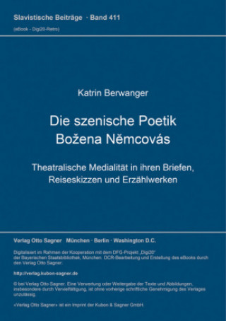 Книга Die szenische Poetik Bozena Nemcovas Katrin Berwanger
